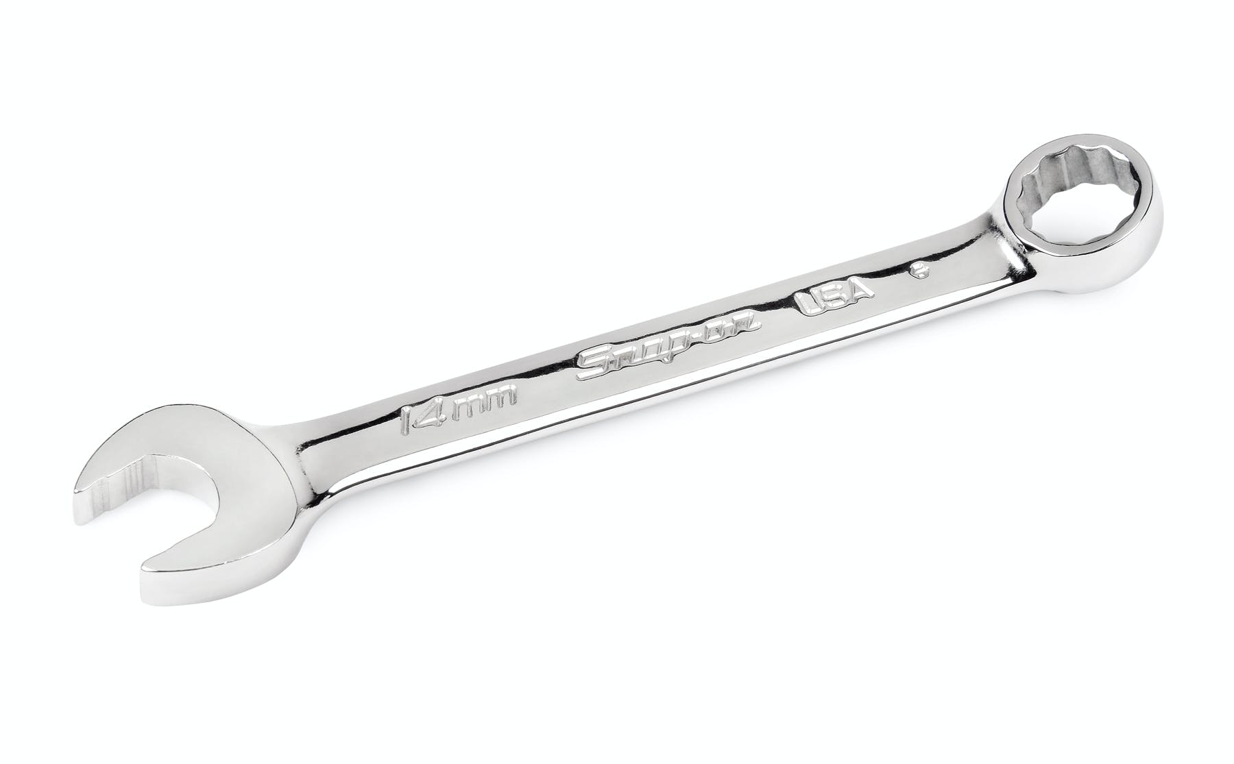 14 mm 12-Point Metric Flank Drive® Plus Short Combination Wrench | SOEXM140 14 mm 12-Point Metric Flank Drive® Plus Short Combination Wrench | SOEXM140